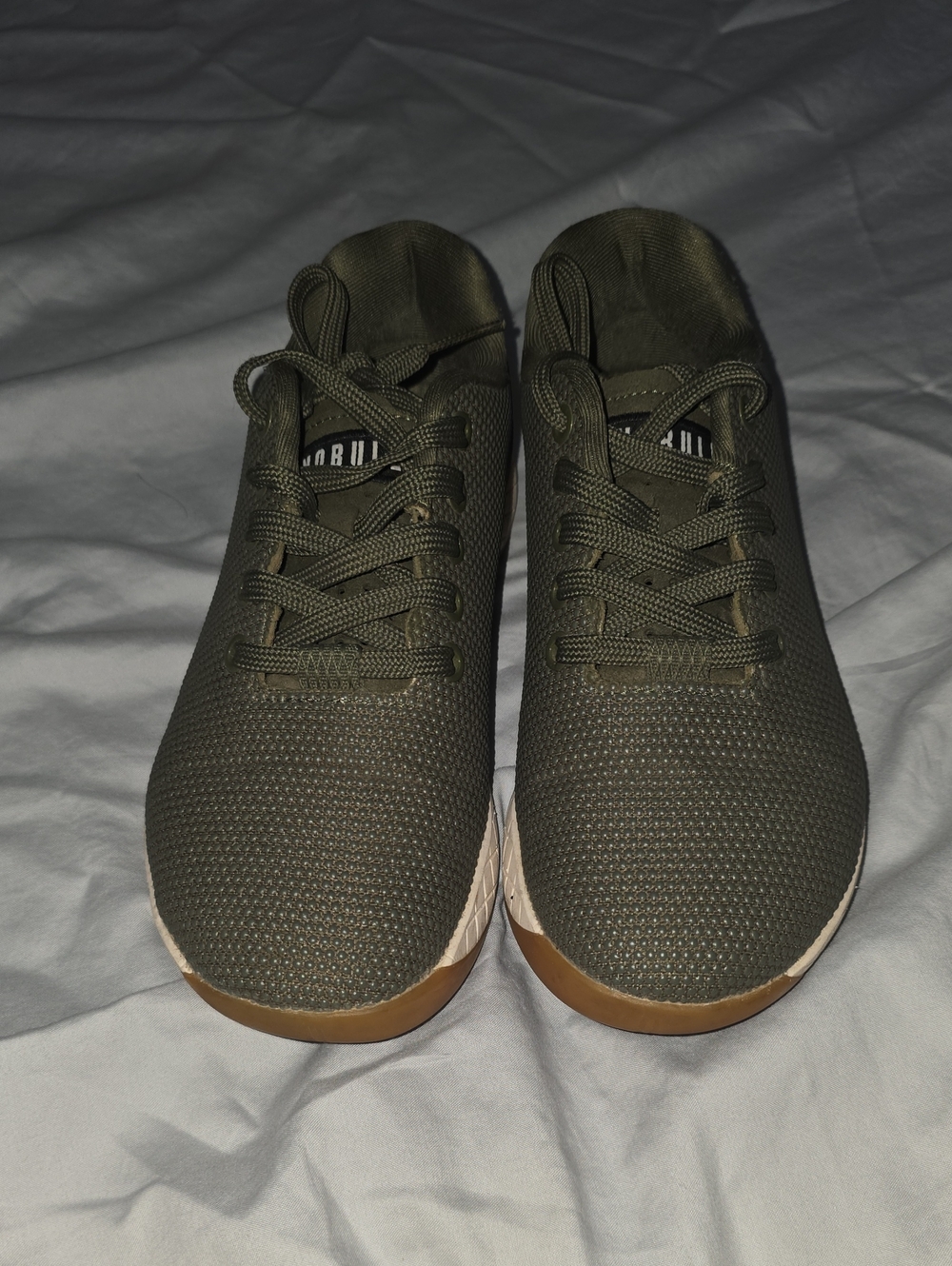 NOBULL Olive Green Knit Training Sneakers